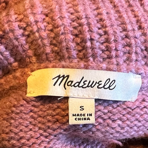 Cozy Madewell Soft Wool Blend Turtleneck Sweater Size S - Picture 6 of 7